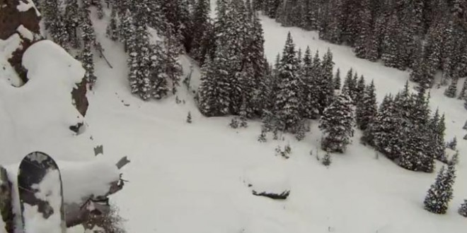 Un skieur chute d’une falaise dans le Colorado